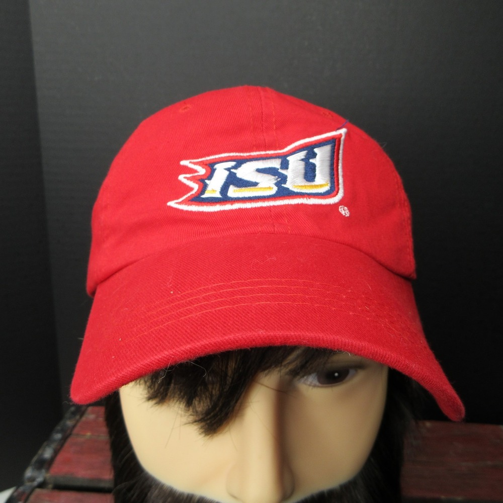 ISU Cyclones NCAA Red Adjustable Baseball Cap Hat One Size Fits Most Collegiate